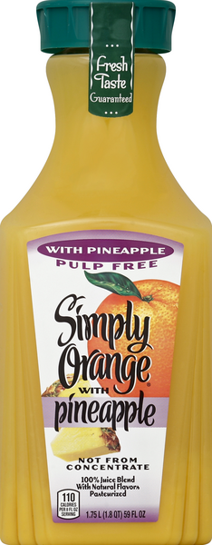 simply orange pineapple juice