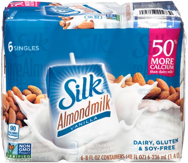Silk Vanilla Almond Milk 6Pk HyVee Aisles Online Grocery Shopping