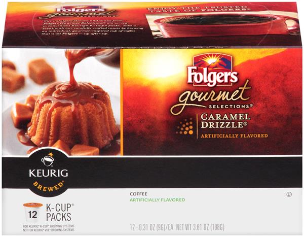 Folgers Gourmet Selections Caramel Drizzle K-Cup 12-0.31 oz ea | Hy-Vee