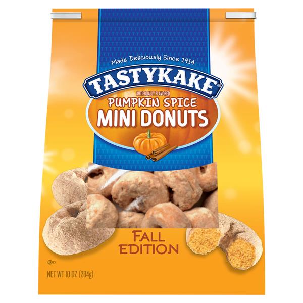 Tastykake Pumpkin Spice Mini Donuts | Hy-Vee Aisles Online Grocery Shopping