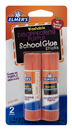 Elmers Washable Disappearing Purple School Glue Sticks 2-.21 Oz Sticks
