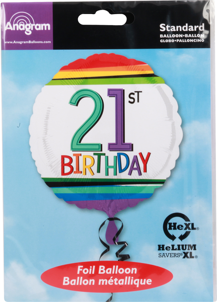 Anagram 'Birthday Explosion' Folienballon – 45,7 Cm Großer Happy Birthday-Ballon Für Deine Party