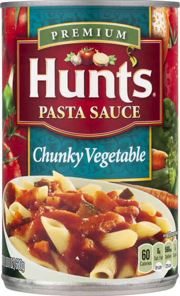 Hunt S Premium Chunky Vegetable Pasta Sauce Hy Vee Aisles Online Grocery Shopping