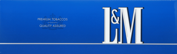 L M Cigarettes, Filter, Blue Pack, Flip-Top Box