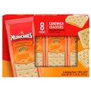 Frito Lay Munchies Ready To Go Snacks Cheddar Cheese Sandwich Crackers, 8-1.38 oz ea