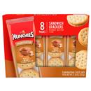 Frito Lay Munchies Ready To Go Snacks Golden Toast Peanut Butter Sandwich Crackers, 8-1.42 oz ea