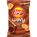 Lay's Wavy Hickory BBQ Flavored Potato Chips