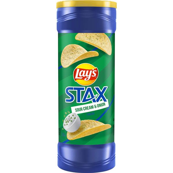 Lay's Stax Sour Cream & Onion Potato Crisps HyVee Aisles Online