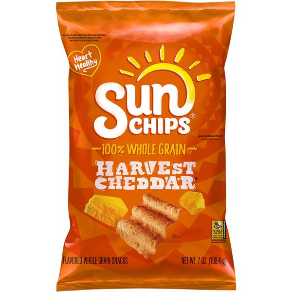 Sun Chips Harvest Cheddar Flavored Multigrain Snacks Hy Vee