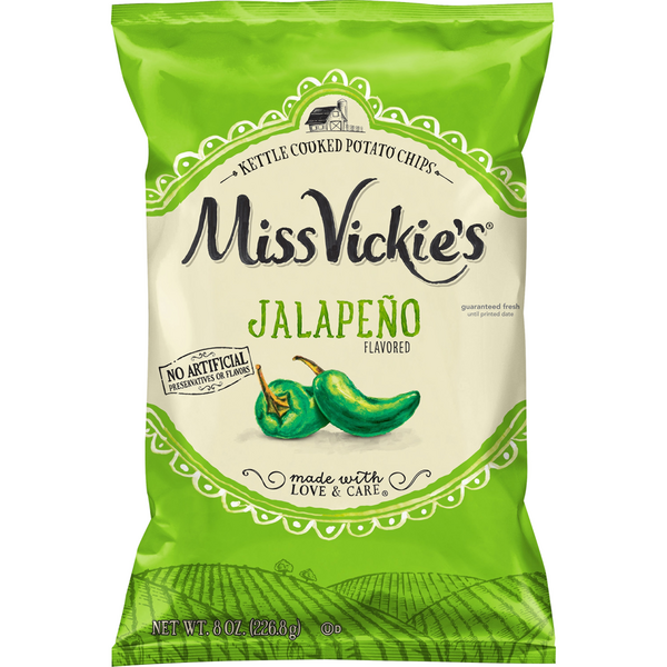 Miss Vickie's Jalapeno Flavored Kettle Cooked Potato Chips HyVee