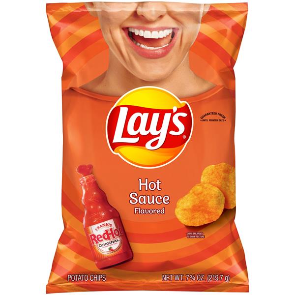 Lays' Potato Chips Hot Sauce Flavored HyVee Aisles Online Grocery
