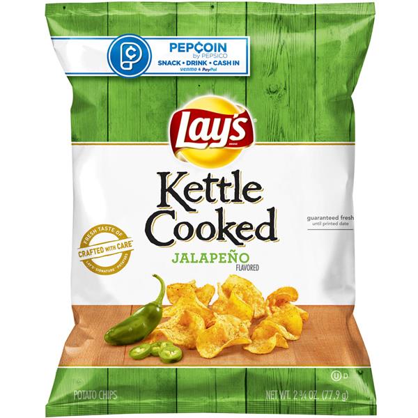 Lay's Jalapeno Kettle Cooked Potato Chips HyVee Aisles Online