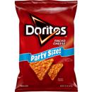 Doritos Party Size! Nacho Cheese Flavored Tortilla Chips
