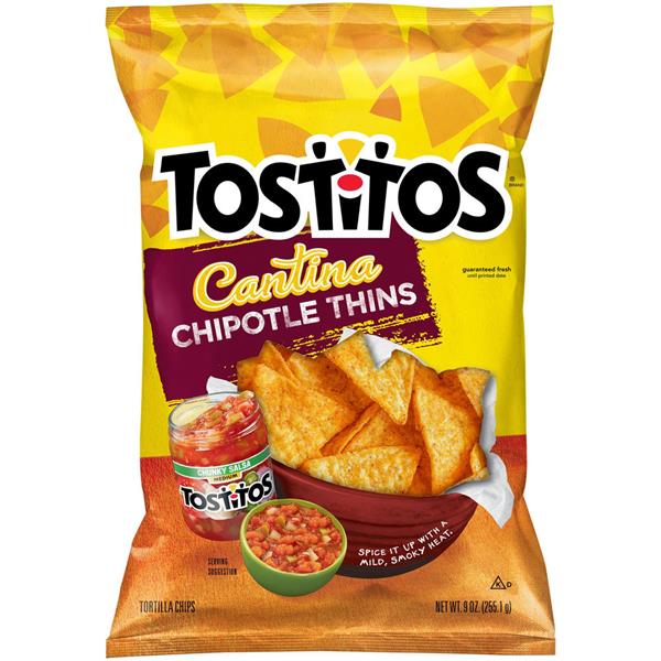 Tostitos Cantina Chipotle Thin Chips | Hy-Vee Aisles Online Grocery ...