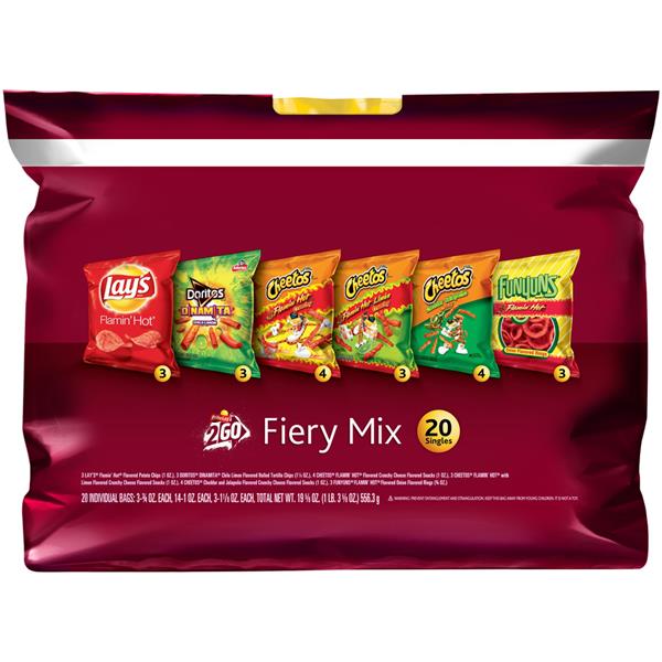 Frito Lay 2 Go Fiery Mix Variety Pack 20Ct | Hy-Vee Aisles Online ...