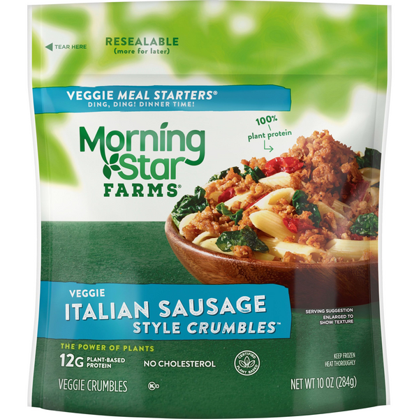 Morningstar Farms Veggie Crumbles, Italian Sausage Style HyVee