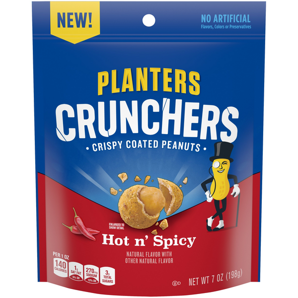 Planters Crunchers Hot n' Spicy Crispy Coated Peanuts | Hy-Vee