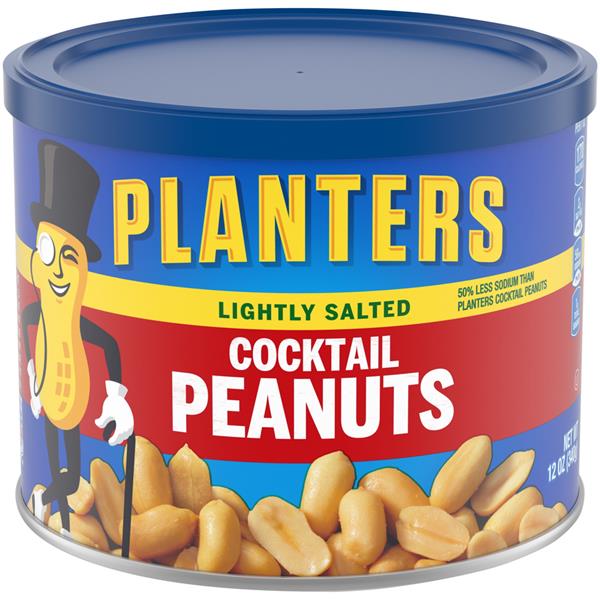 Planters Lightly Salted Cocktail Peanuts Hy Vee Aisles Online Grocery