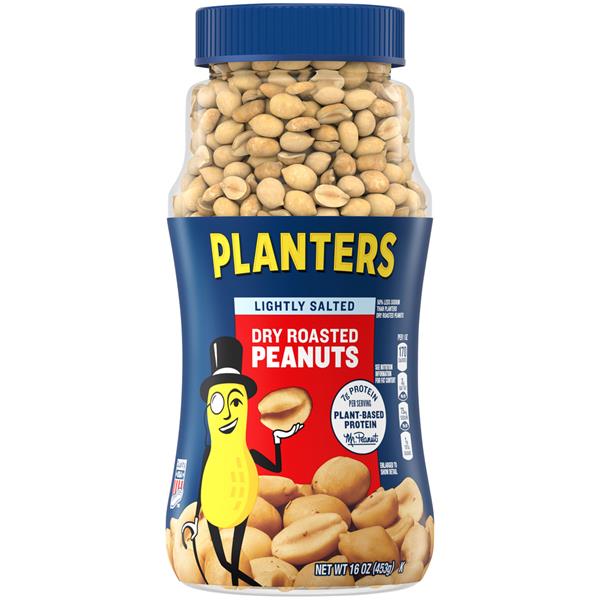 Planters Dry Roasted Lightly Salted Peanuts Hy Vee Aisles Online 