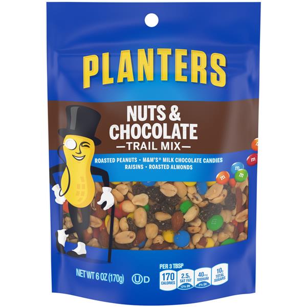 Planters Nuts & Chocolate Trail Mix | Hy-Vee Aisles Online Grocery Shopping