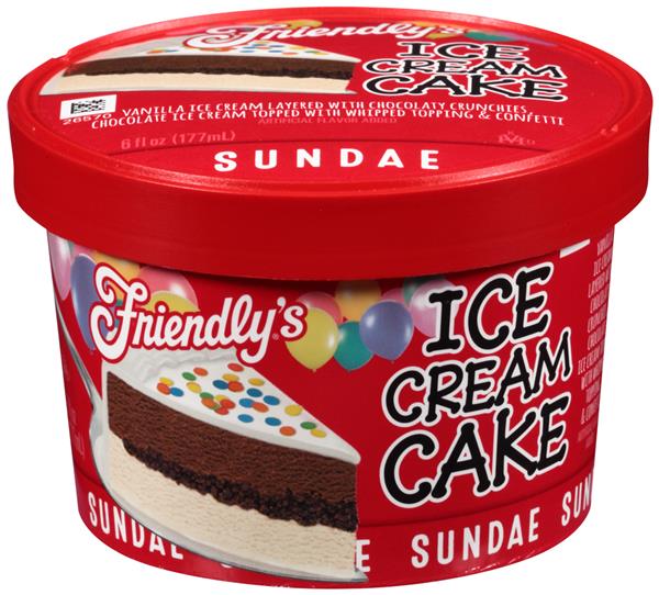 Friendly's Ice Cream Cake Sundae HyVee Aisles Online Grocery Shopping