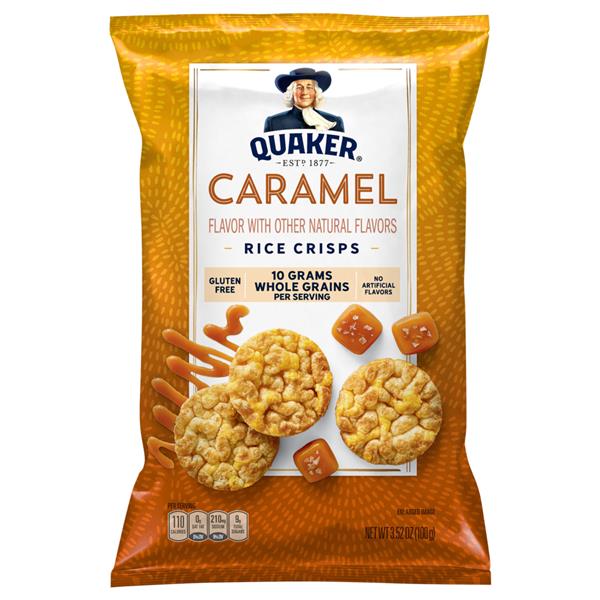 Quaker Popped Caramel Rice Crisps | Hy-Vee Aisles Online Grocery Shopping