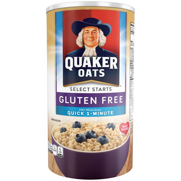 Quaker Oats Gluten Free Quick 1-Minute Oats | Hy-Vee Aisles Online ...