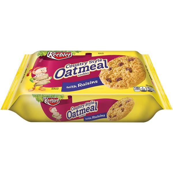 Keebler Country Style Oatmeal Cookies with Raisins HyVee Aisles