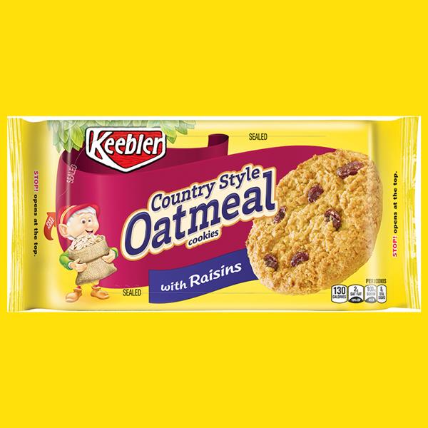 Keebler Country Style Oatmeal Cookies with Raisins HyVee Aisles