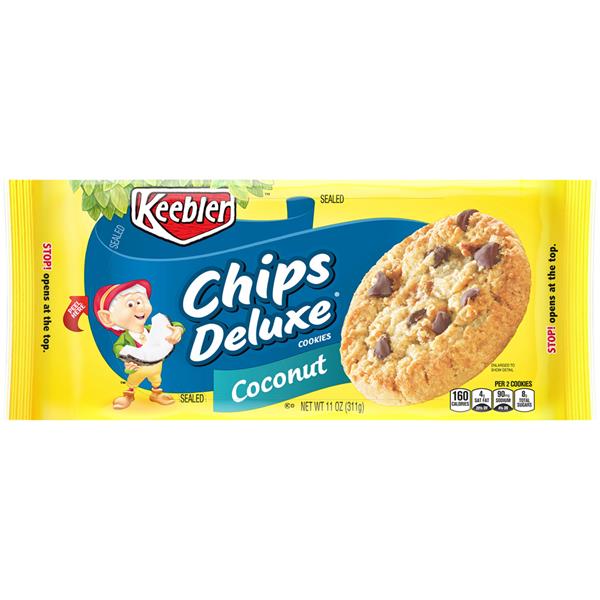 Keebler Chips Deluxe Coconut Cookies | Hy-Vee Aisles Online Grocery ...