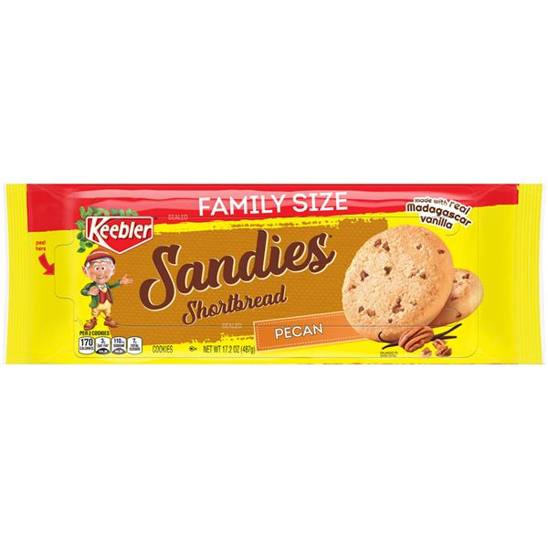 Keebler Sandies Pecan Shortbread Cookies Family Size | Hy-Vee Aisles ...