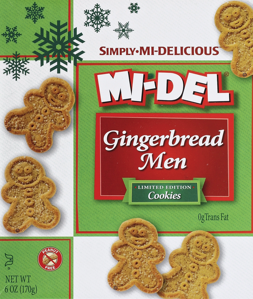 Mi-Del Cookies, Gingerbread Men | Hy-Vee Aisles Online Grocery Shopping