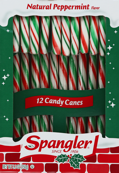 Spangler Natural Peppermint Candy Canes | Hy-Vee Aisles Online Grocery ...