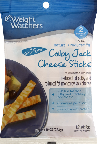 Weight Watchers® Reduced Fat Pepper Jack Cheese Singles 16 ct Pack, Monterey Jack