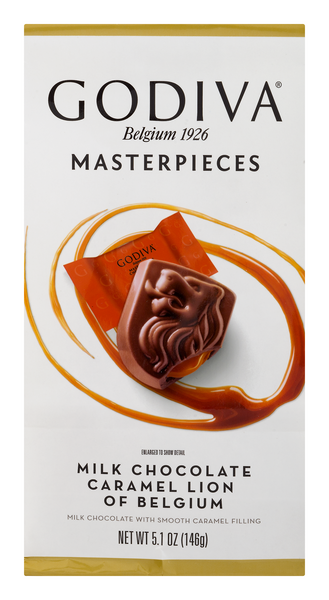 Godiva Milk Chocolate Caramel Lions, Individually Wrapped | Hy-Vee