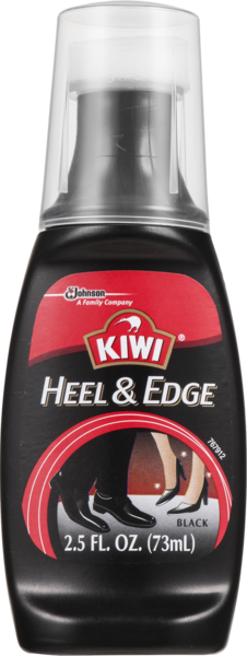 Kiwi heel store and edge black