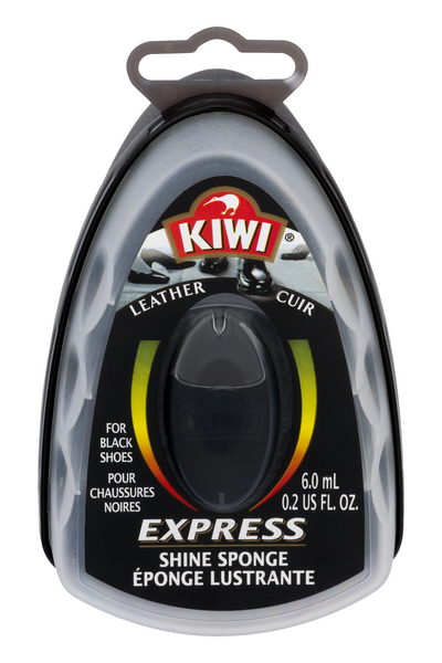 Kiwi Express Shoe Shine Sponge 0.2 fl oz Black 1-Pack