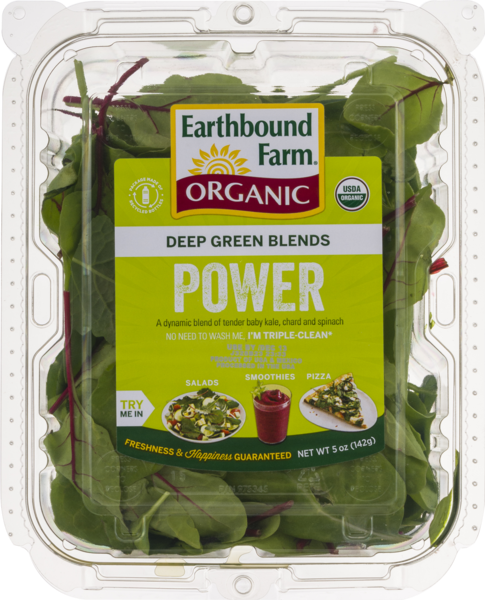 Earthbound Farm Organic Power Deep Green Blends | Hy-Vee Aisles Online ...