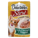 Delectables Stew Lickable Treat for Cats with Chicken & Veggies