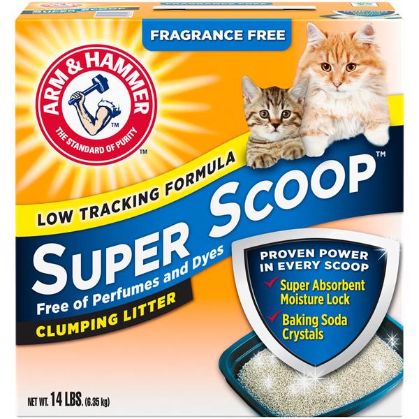Arm &amp; Hammer Super Scoop Fragrance Free Clumping Litter