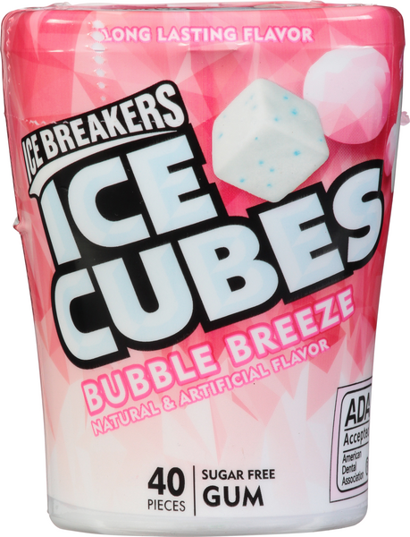 Ice Breakers Ice Cubes Bubble Breeze Sugar Free Gum | Hy-Vee Aisles ...