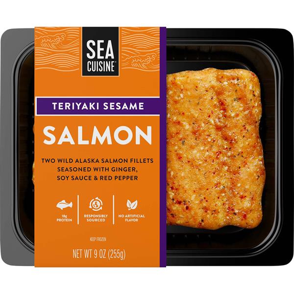 High Liner Sea Cuisine Pan Sear Teriyaki Sesame Salmon HyVee Aisles