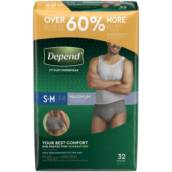 Depend Underwear for Men Maximum Absorbency S/M | Hy-Vee Aisles Online ...