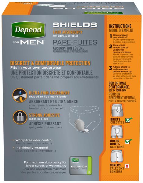 Depends for men coupons