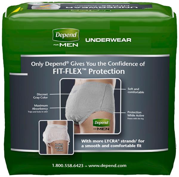 Depend for Men L/XL Maximum Absorbency Underwear | Hy-Vee Aisles Online ...