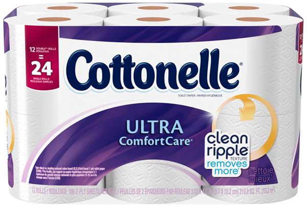 Cottonelle Ultra Comfort Care Double Roll 2-Ply Bathroom Tissue ... Cottonelle Ultra Comfort Care Double Roll 2-Ply Bathroom Tissue ...