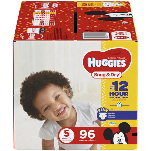 huggies snug and dry size 5