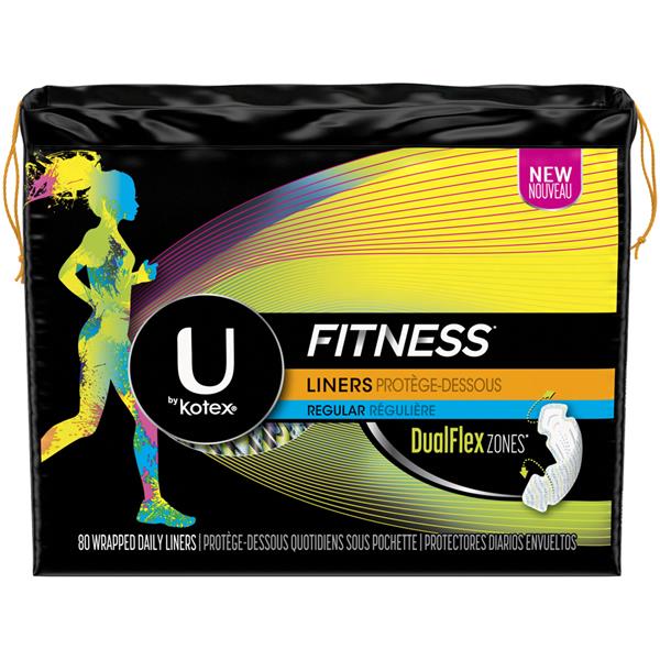 U by Kotex Fitness Panty Liners, Light Absorbency, Regular, Unscented HyVee Aisles Online