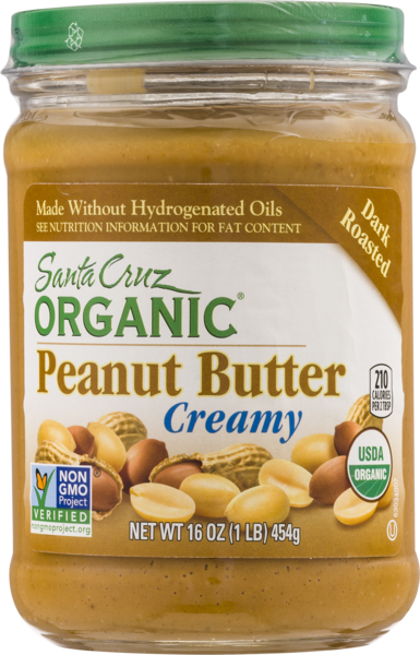 Santa Cruz Organic Creamy Dark Roasted Peanut Butter Hy Vee