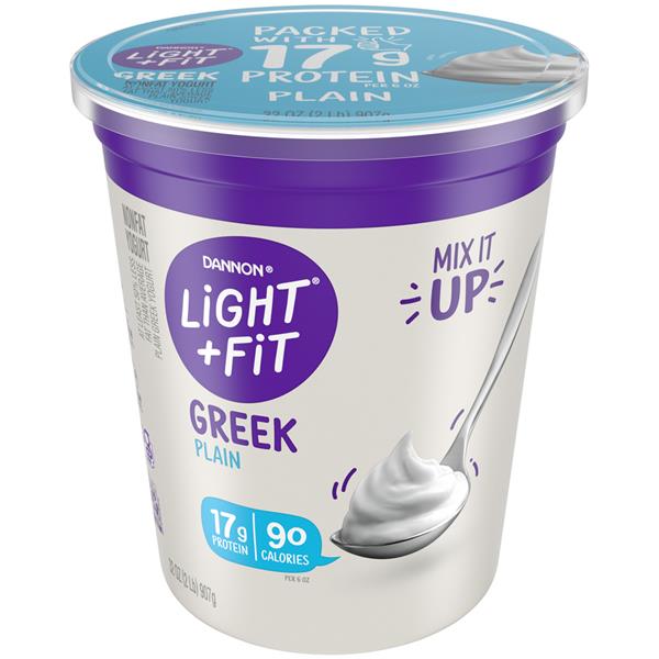 Light & Fit Greek Yogurt Plain HyVee Aisles Online Grocery Shopping